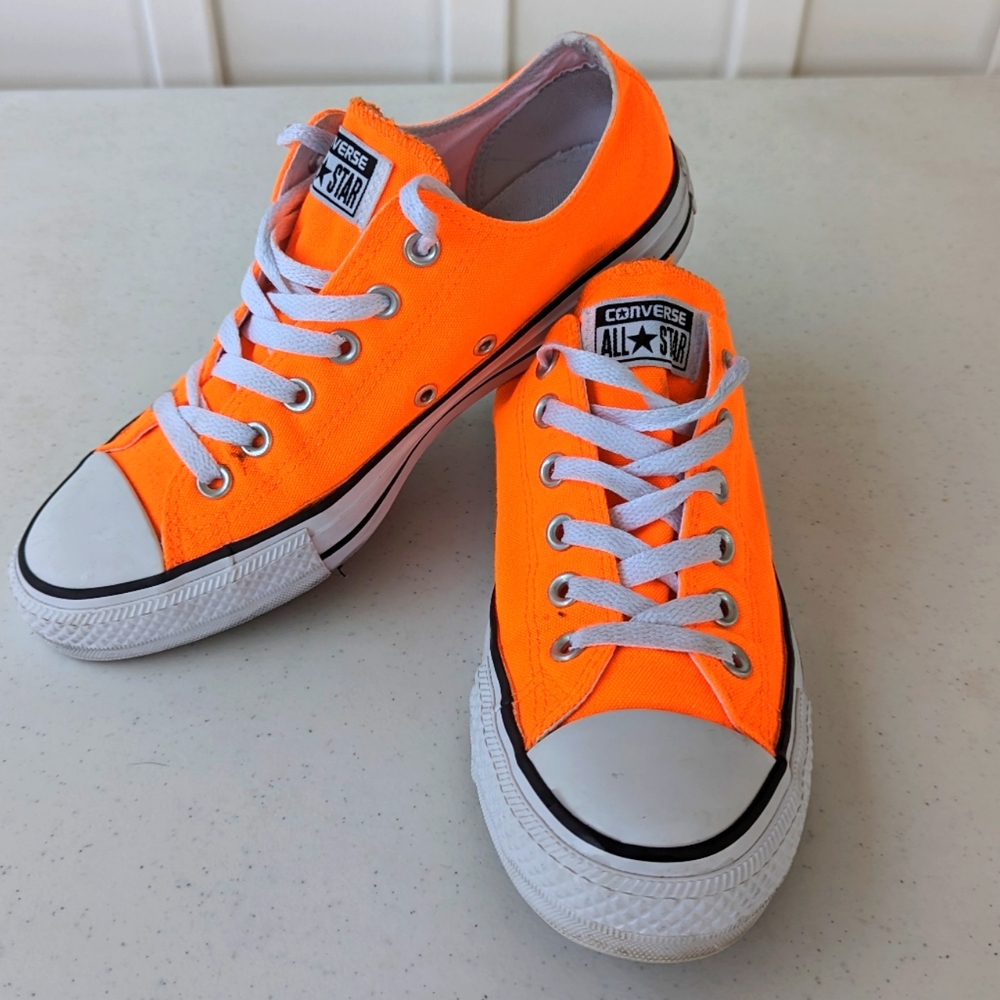 Orange Converse All Stars